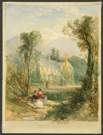 Rydal Mount, c.1840-7 by Thomas Creswick